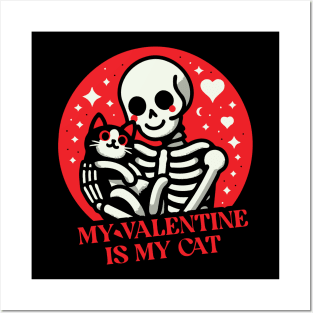 My Valentine Cat Posters and Art